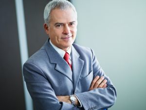 mature businessman in office Blue Soft